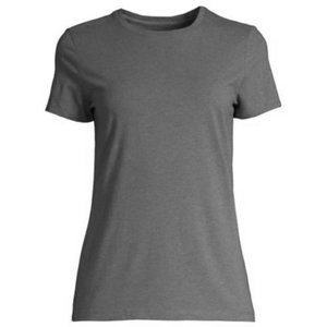 Lot of 3 Cotton Creneck Jersey Tshirt Heather Gray